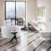 Laufen Living Square Полочка 90х38x3.5см., подвесная, керамическая, цвет: белый. 8.7043.3.000.000.1