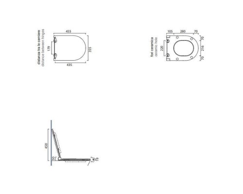 Catalano Sfera Сиденье для унитаза моноблок с микролифтом, цвет: белый глянцевый. 0551500001