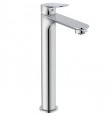 Ideal Standard Ceralife O Смеситель для раковины, на 1 отв., H24см., высокий, технология BlueStart, с донным клапаном Click Clack, цвет: хром. BE013AA
