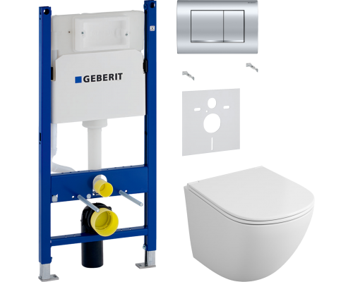 Комплект Унитаз подвесной Owl 1975 Vind TOWLT190302 безободковый + Шумоизоляция Geberit 156.050.00.1 + Инсталляция Duofix Delta 458.163.21.1 с кнопкой смыва, хром Комплект Унитаз подвесной Owl 1975 Vind TOWLT190302 безободковый + Шумоизоляция Geberit 156.050.00.1 + Инсталляция Duofix Delta 458.163.21.1 с кнопкой смыва, хром