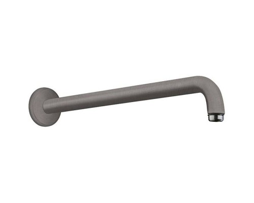 Hansgrohe Держатель верхнего душа, настенный, цвет: шлифованный черный хром. 27413340 Hansgrohe Держатель верхнего душа, настенный, цвет: шлифованный черный хром. 27413340