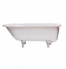 KNIEF  ROLL TOP XL Ванна отдельностоящая 170x70x60см., на ножках хром, без слива-перелива, цвет: белый . 0100-091-01,  0100-066-01