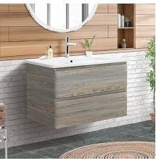 Тумба с раковиной BelBagno Albano-Cer 80 подвесная, pino scania