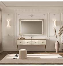 VITAGE milldue edition MAJESTIC 10/b Комплект мебели 180х55х82см напольный, раковина, зеркало, с подсветкой, отделка: стекло onice gold, фурнитура: бронза. 7665.80 (С МЕБЕЛЬЮ),  M173.94.91,  5821.180.94.91*1*3,  3470.94.91