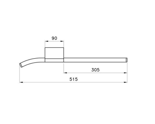 Stella Bamboo Полотенцедержатель подвесной 30 см 602/30 цвет: хром. BT 10000 CR00 Stella Bamboo Полотенцедержатель подвесной 30 см 602/30 цвет: хром. BT 10000 CR00