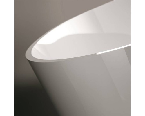 Gruppo Treesse Alma Ванна отдельностоящая 175х80х55 см, с сливом-переливом и сифоном, Solid Surface, цвет: белый матовый . V015BO Gruppo Treesse Alma Ванна отдельностоящая 175х80х55 см, с сливом-переливом и сифоном, Solid Surface, цвет: белый матовый . V015BO
