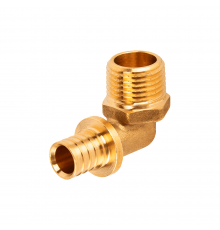 Угольник РОСТерм с резьбой НР 16xR 1/2  16ELB-12EXT