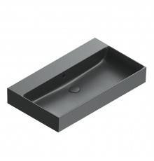 Catalano Premium Раковина 80x47см, без отв., цвет: черный матовый . 0220800022