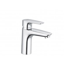 Kludi 34 292 0575 PureSolid Смеситель для раковины 100 мм, гладкий, 7 л/мин 342920575