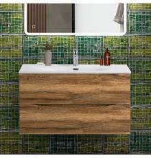 Тумба с раковиной BelBagno Marino-cer-n 90 подвесная, rovere rustico