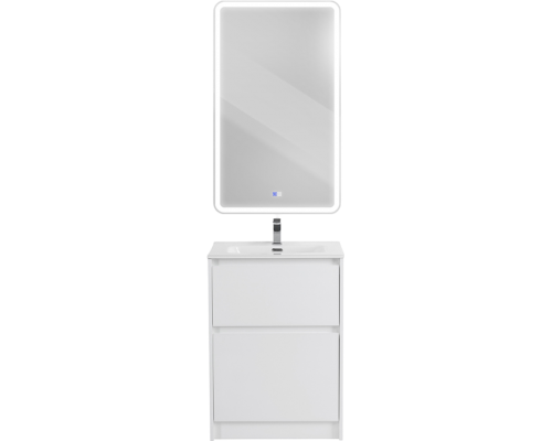 Мебель для ванной комнаты BelBagno Kraft 60 напольная, bianco opaco, раковина BB600ETL
