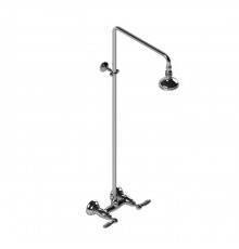 Stella Italica Leve Душевой комплект 3283/301/314A-90: смеситель, штанга+верхний душ 90мм, цвет: хром. IL 02410 CR00