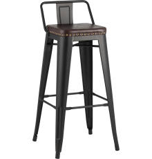 Барный стул Stool Group Tolix Soft черный матовый