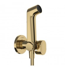 Hansgrohe Bidette E Гигиенический душ 1jet S EcoSmart+, со смесителем, с душевым держателем и шлангом 125 см, цвет: полированное золото. 29232990