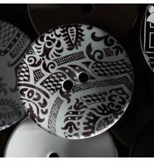 Kerasan Deco Декоративная пластина для слива раковины DECO. цвет: Decoro Damasco 2. 486071