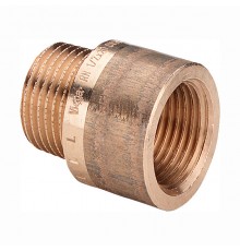 Ниппель удлинённый Viega НВ 1/2 х40мм бронза. 355005