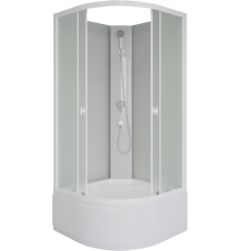 Душевая кабина Niagara Promo P100/40/MT/BK 100х100 см, без крыши