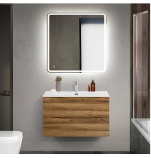 Мебель для ванной комнаты BelBagno Marino-cer-mini 80 подвесная, rovere rustico