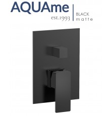 Смеситель для ванны и душа AQUAme Savona черный AQM8808MB