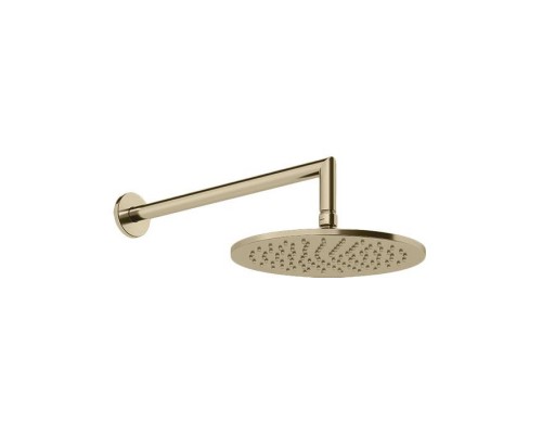 GESSI Ingranaggio Верхний душ с кронштейном D250 мм, цвет Brushed Brass PVD. 63348#727