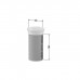 Duravit White Tulip Тумбочка напольная 41х75см., раковина, 2 дерев. полки, цвет: белый высокоглянцевый. 2365500070,  WT423908585