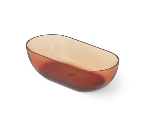 Dea Design Shadow Ванна 165х82х52см., отдельностоящая, Glasstek, прозрачная смола, цвет: Sunset R1. DD8619 1650 R1 Dea Design Shadow Ванна 165х82х52см., отдельностоящая, Glasstek, прозрачная смола, цвет: Sunset R1. DD8619 1650 R1