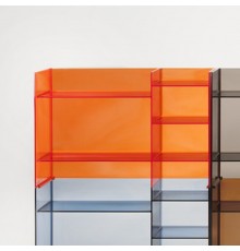 Laufen Kartell Стеллаж, 75х26х53см, пластик, напольный, цвет: оранжевый. 3.8933.1.082.000.1