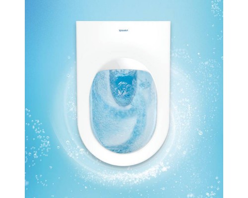 Duravit White Tulip Унитаз напольный 37х58х42 см, безободковый, слив в стену, цвет: белый. 2001090000