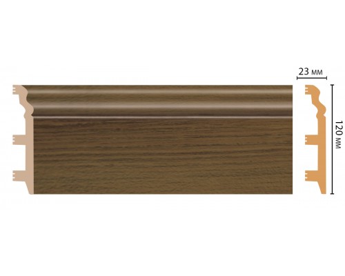 Плинтус напольный DECOMASTER D233-88 ШК/8 (120*23*2400мм) Плинтус напольный DECOMASTER D233-88 ШК/8 (120*23*2400мм)