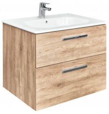 Roca A857468517 Victoria Тумба под умывальник подвесная, 2 ящика, 586x450x550 мм, Орех A857468517