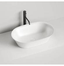 Salini Mona Раковина 60х39х16.5см., накладная, без отв., S-Sense, цвет: белый. 110811G