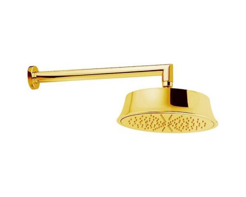 CISAL Cherie Верхний душ d=220мм, L400, для настенного крепления, цвет: золото. DS01360024