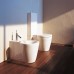 Duravit Starck 1 Биде напольное приставное, 64х41см, с 1 отв под смеситель, цвет: белый. 0274100000