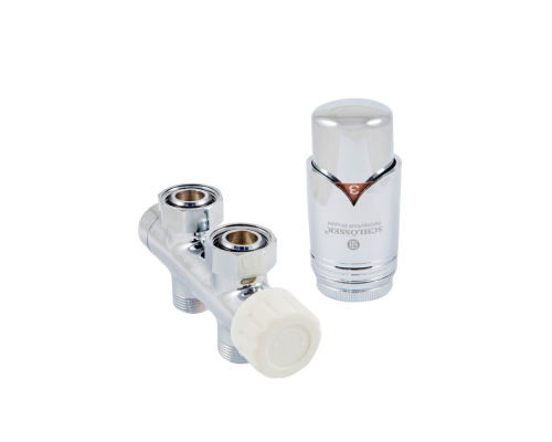 Узел подключения Schlosser DUO-PLEX Хром Прямой 3/4 x М22x1,5 602100033
