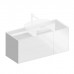 Kerama Marazzi PLAZA Modern Тумба подвесная 120x48см, 3 ящика, цвет: белый . PLB.M.120.3\WHT