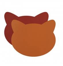 ADJ Костер детский Cat, 12x12 см., цвет: коньяк/бордо. 0013.09/30