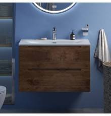 Тумба с раковиной BelBagno Etna 39 80 rovere moro, раковина BB-8099-3-80