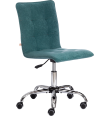 Компьютерное кресло TetChair Zero, велюр бирюзовый 140