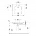 Duravit D-Code Раковина 85х48 см, 1 отв., медицинская, без перелива, цвет: белый. 03528500002