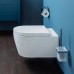 Duravit ME by Starck Унитаз подвесной с вертикальным смывом, вкл. крепление Durafix, 4,5 л. с HygieneGlaze, 37x57см, Цвет: Белый. 2528092000