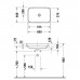 Duravit Happy D.2 Plus Раковина 60х40 см, без отв., без перелива, с выпуском с керамической крышкой, цвет: Anthracite matt. 2359601300