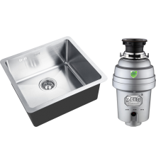 Комплект Мойка кухонная Zorg Inox HD 4844 + Измельчитель Inox D ZR-56 D