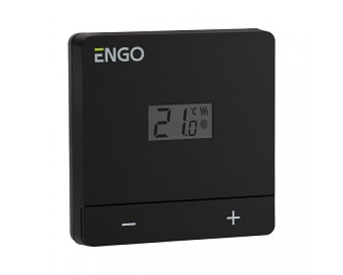 Проводной терморегулятор, накладной, 230В, черный