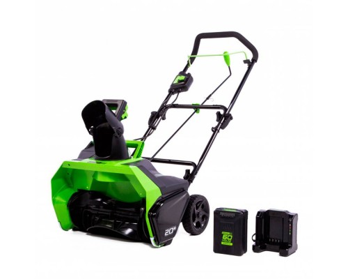 Снегоуборщик Greenworks GD60STK4 бесщеточный (АКБ 4 А.ч; ЗУ) Снегоуборщик Greenworks GD60STK4 бесщеточный (АКБ 4 А.ч; ЗУ)