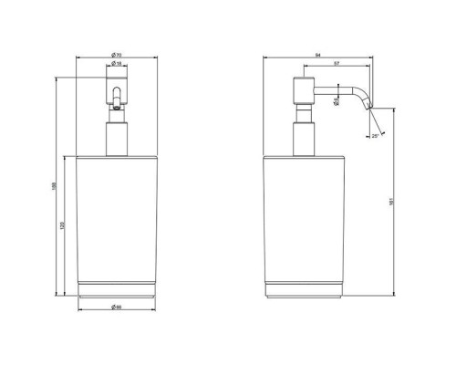 Gessi Emporio Accessories Дозатор для жидкого мыла, настольный, цвет: хром. 38839#031 Gessi Emporio Accessories Дозатор для жидкого мыла, настольный, цвет: хром. 38839#031