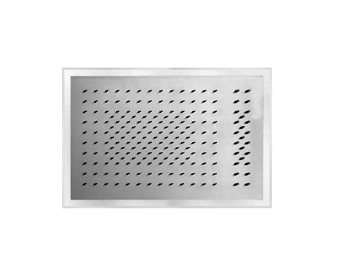Fantini Acqua Zone Верхний душ 45х30см, потолочный, рамака 50х35см, 2 потока, встр.часть в компл., цвет: хром . 79 38 K022