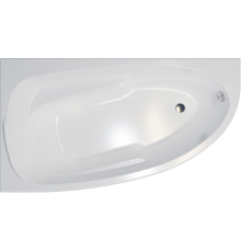 Акриловая ванна 1ACReal Мадрид R 170x95 см, угловая, с каркасом, асимметричная
