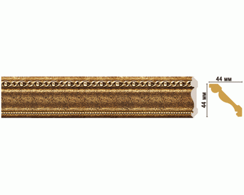 Плинтус потолочный DECOMASTER 124-43 (44*44*2400мм) Плинтус потолочный DECOMASTER 124-43 (44*44*2400мм)
