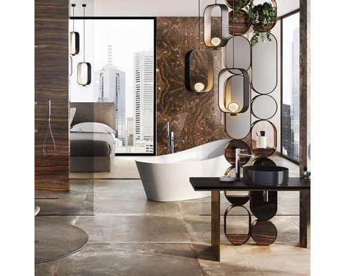 Gessi Ovale Напольный смеситель для ванны с ручным душем (без встраиваемой части), внешняя часть, цвет: хром. 24964#031 Gessi Ovale Напольный смеситель для ванны с ручным душем (без встраиваемой части), внешняя часть, цвет: хром. 24964#031