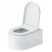 Duravit Millio Унитаз подвесной, 37х57см.,  декор Pattern, крепление в компл., цвет: белый шелковисто-матовый. 250609FF